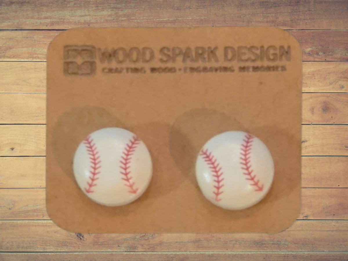 Baseball Earrings