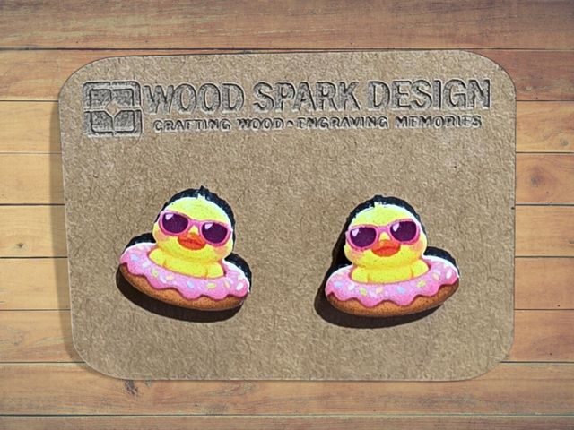 Summer Duck Earrings