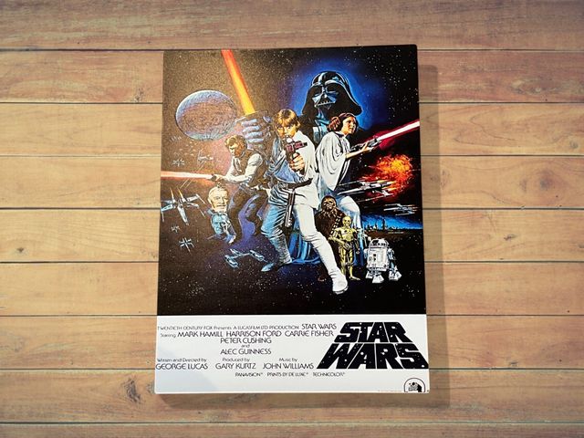 12“ x 16“ TEXTURED MOVIE POSTER